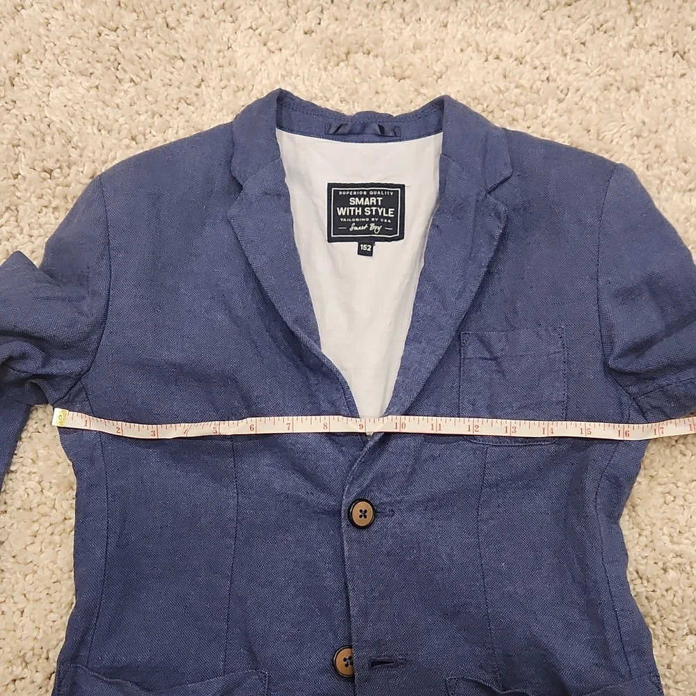 C&A here+there Boys Linen Jacket size 12